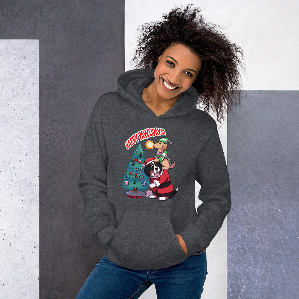 Unisex Hoodie- Happy Pawlidays!