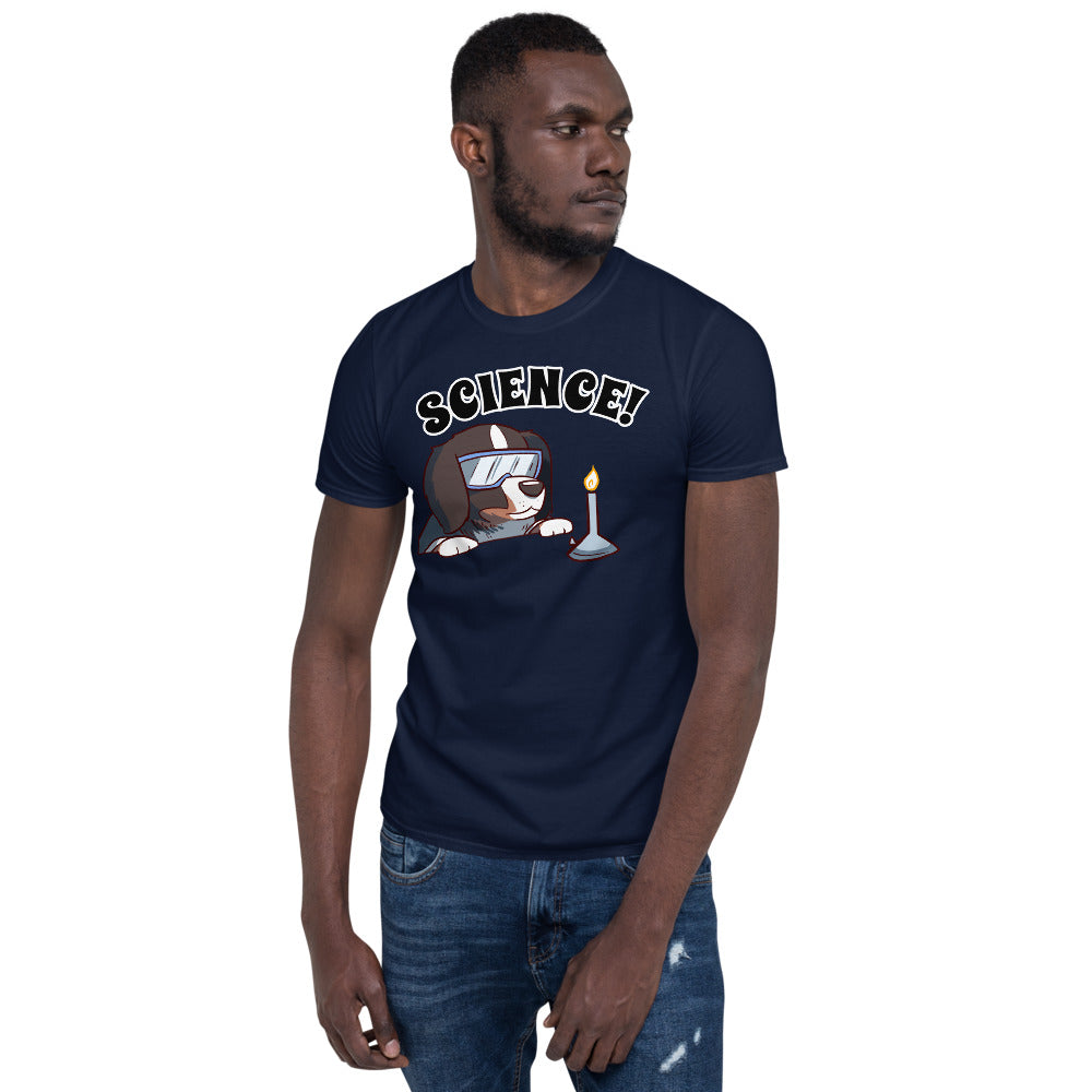 Short-Sleeve Unisex T-Shirt- Bunsen Berner - Science!