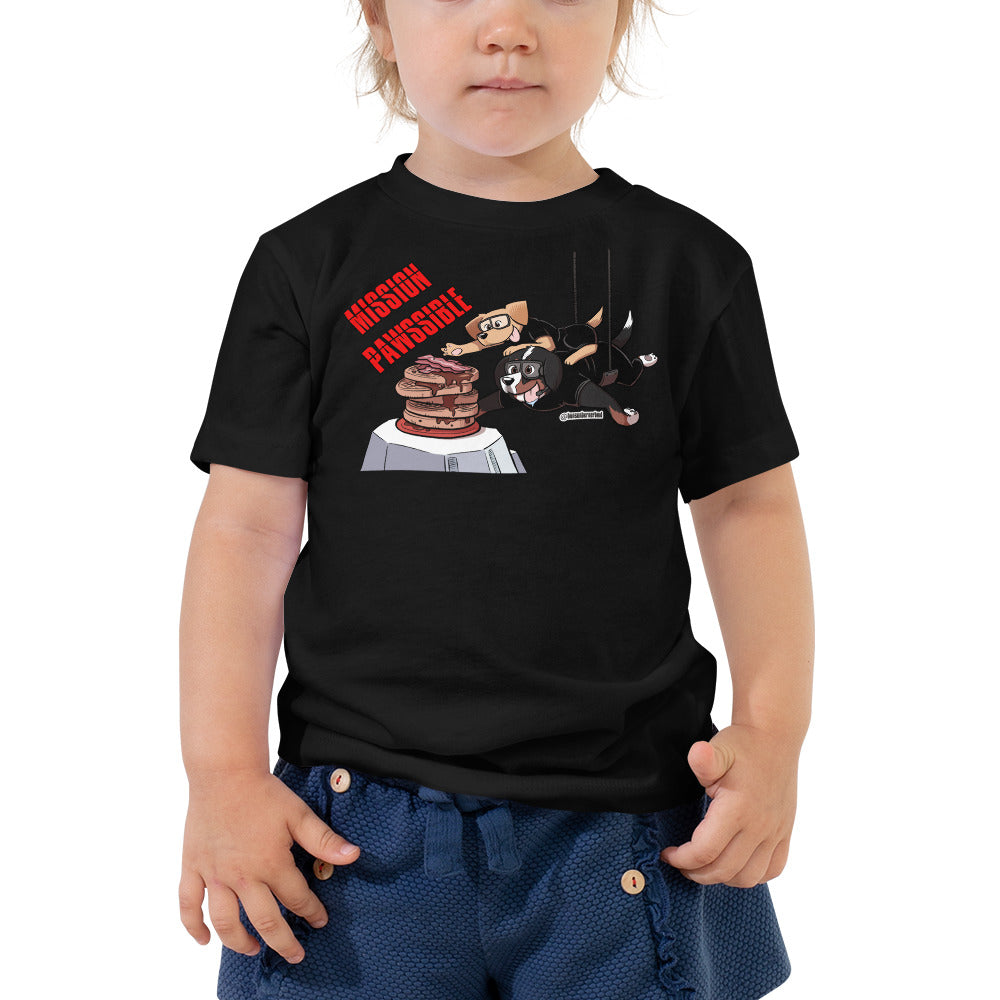 Toddler Short Sleeve Tee: MISSION PAWSSIBLE