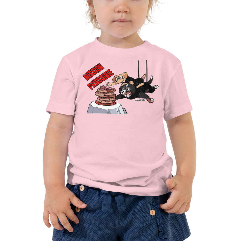 Toddler Short Sleeve Tee: MISSION PAWSSIBLE