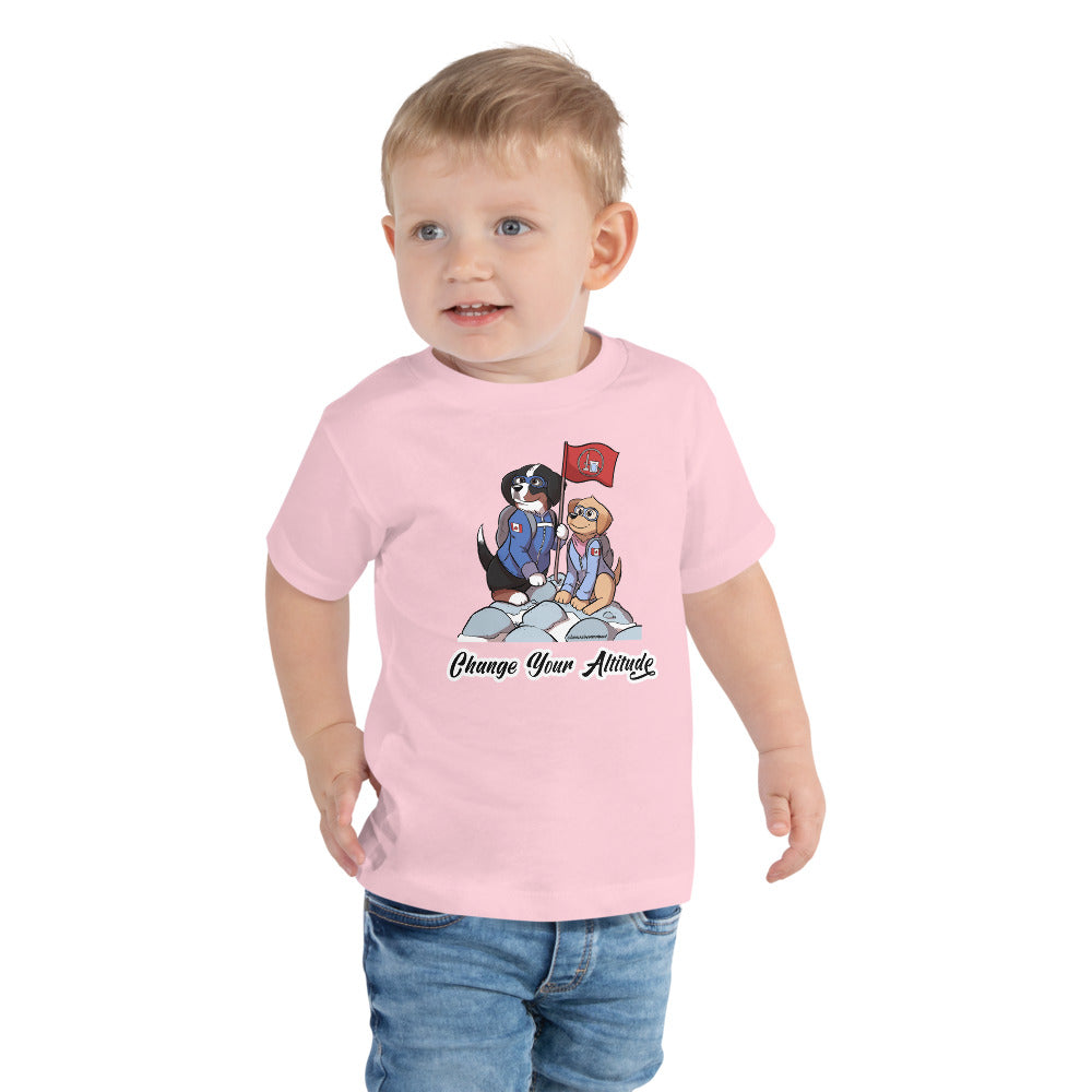 Toddler Short Sleeve Tee: Change your Altitude