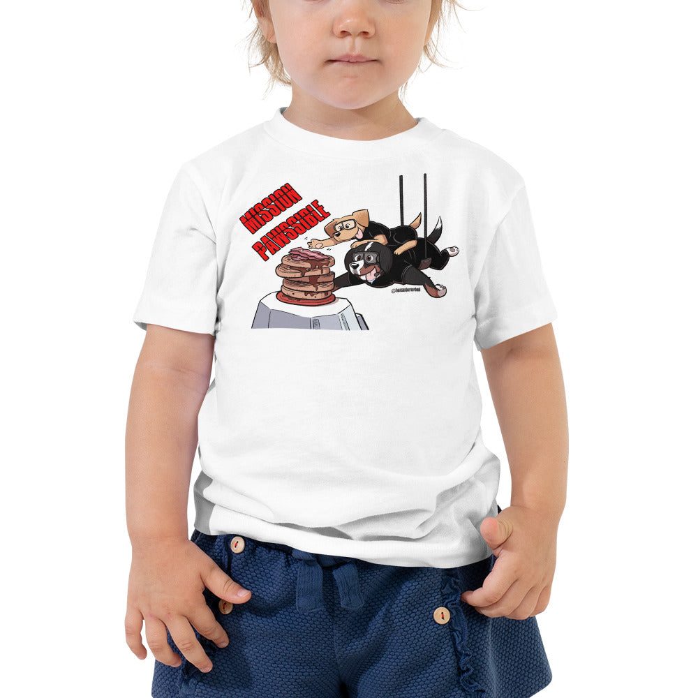 Toddler Short Sleeve Tee: MISSION PAWSSIBLE