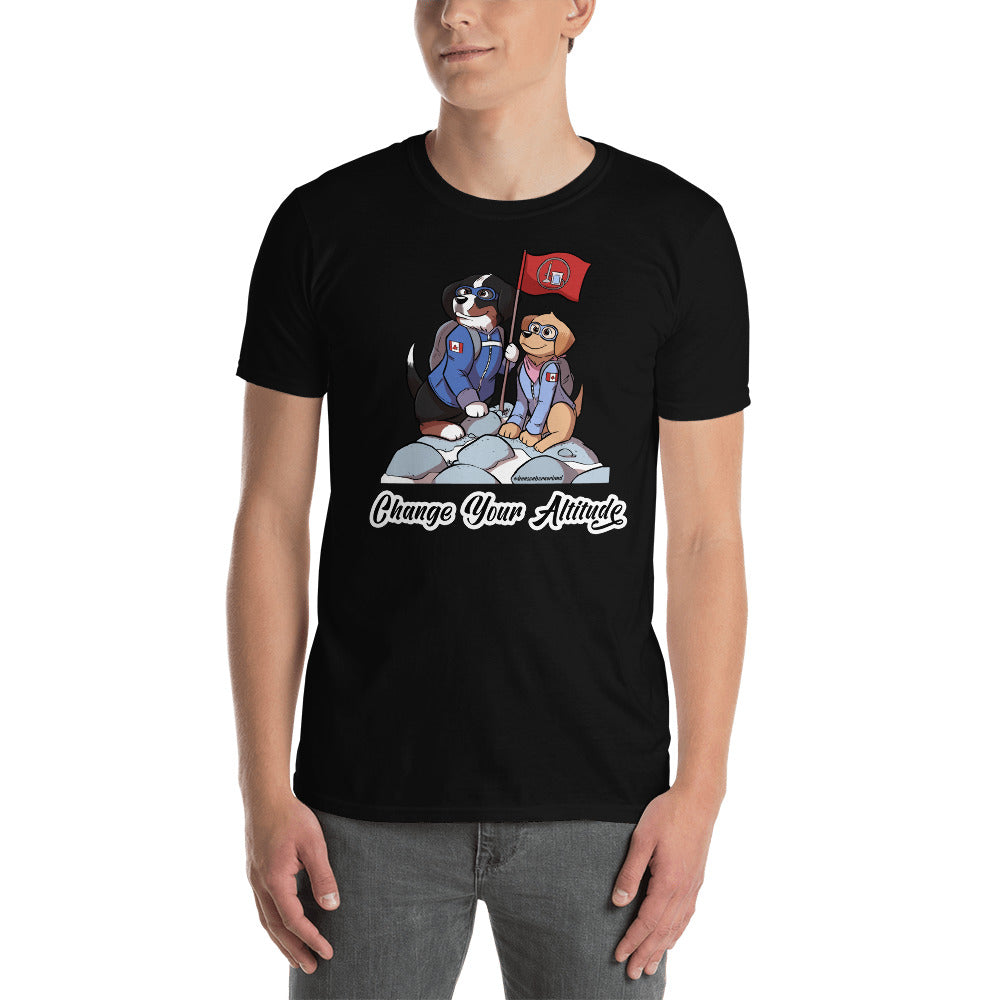 Short-Sleeve Unisex T-Shirt: Change Your Altitude
