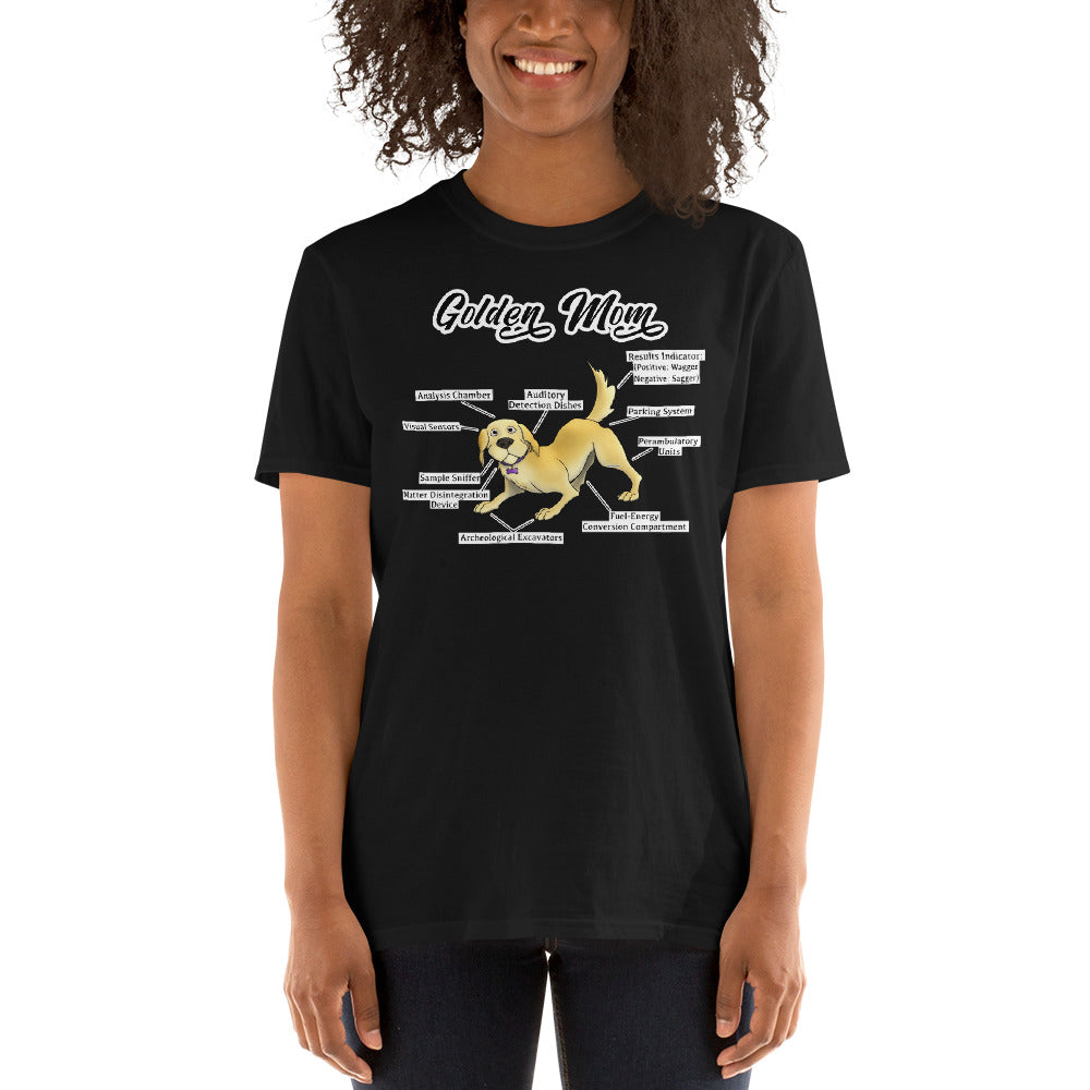 Short-Sleeve Unisex T-Shirt- Golden Mom