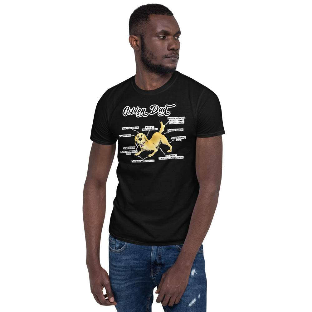 Short-Sleeve Unisex T-Shirt- Golden Dad