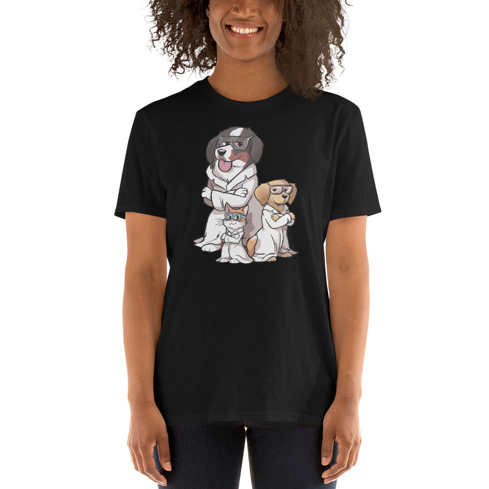 Short-Sleeve Unisex T-Shirt: The Paw Pack