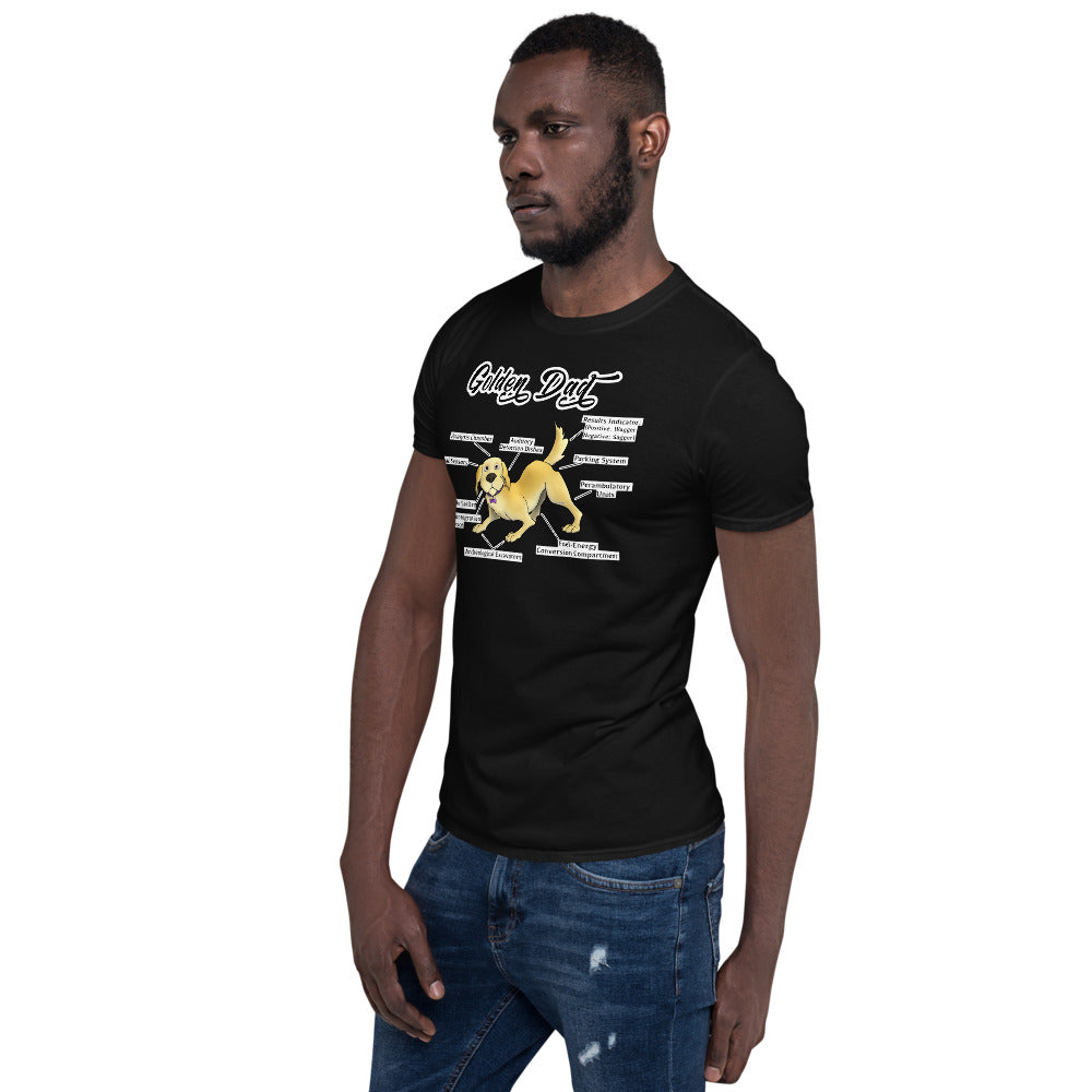 Short-Sleeve Unisex T-Shirt- Golden Dad