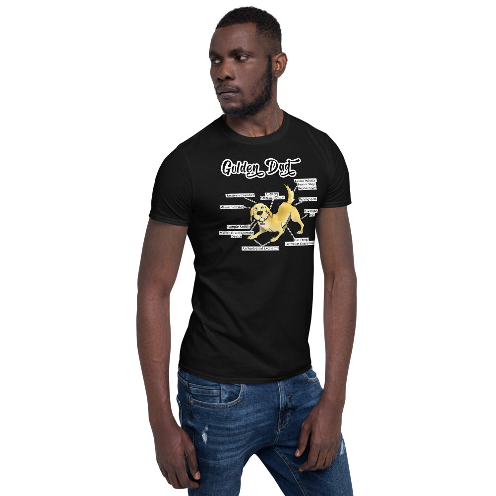 Short-Sleeve Unisex T-Shirt- Golden Dad