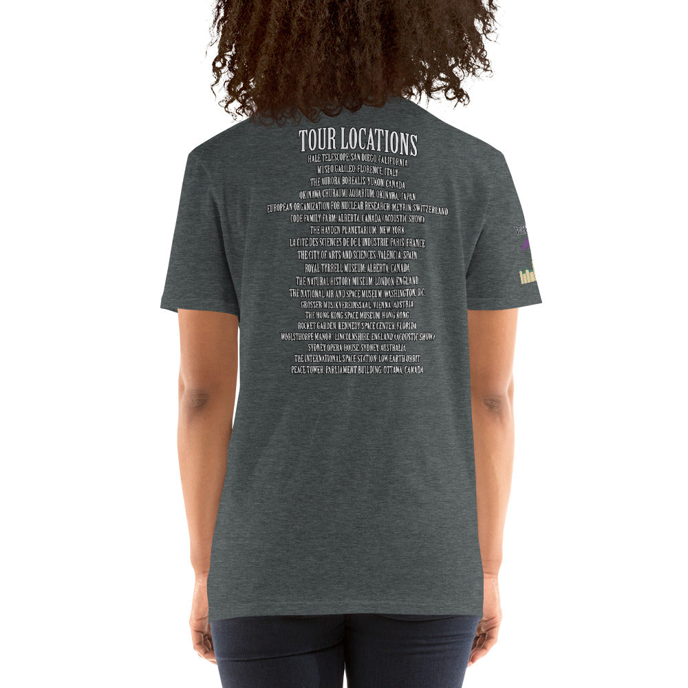 Short-Sleeve Unisex T-Shirt- Vultures of Parliament Hero Shirt with Tour Locations on the Back