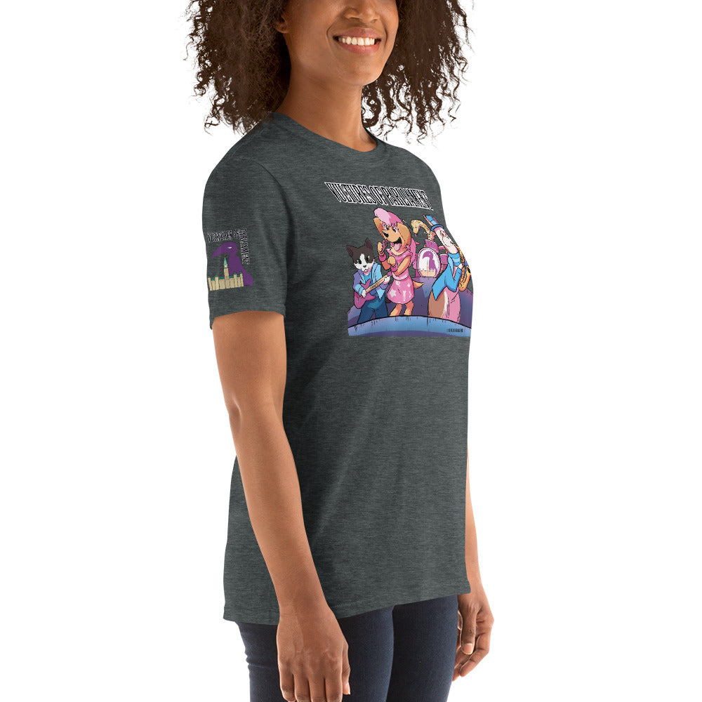 Short-Sleeve Unisex T-Shirt- Vultures of Parliament Hero Shirt with Tour Locations on the Back