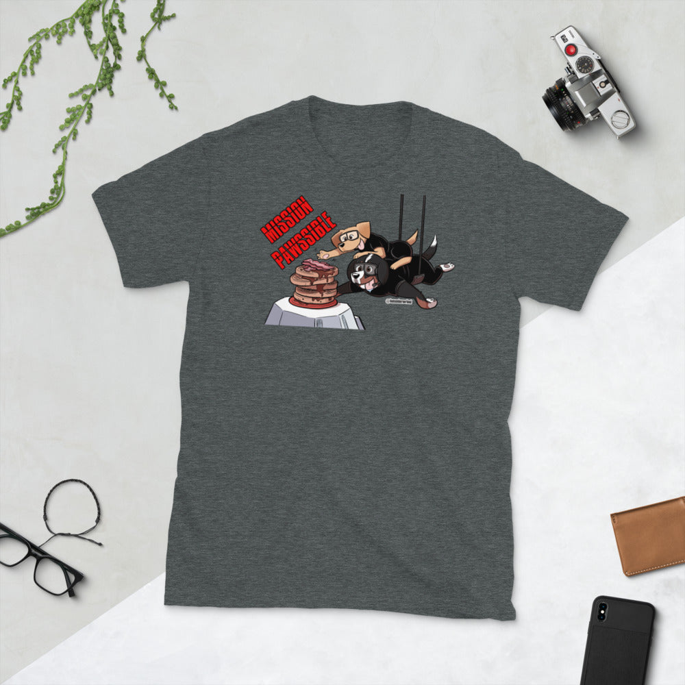 Short-Sleeve Unisex T-Shirt: MISSION PAWSSIBLE