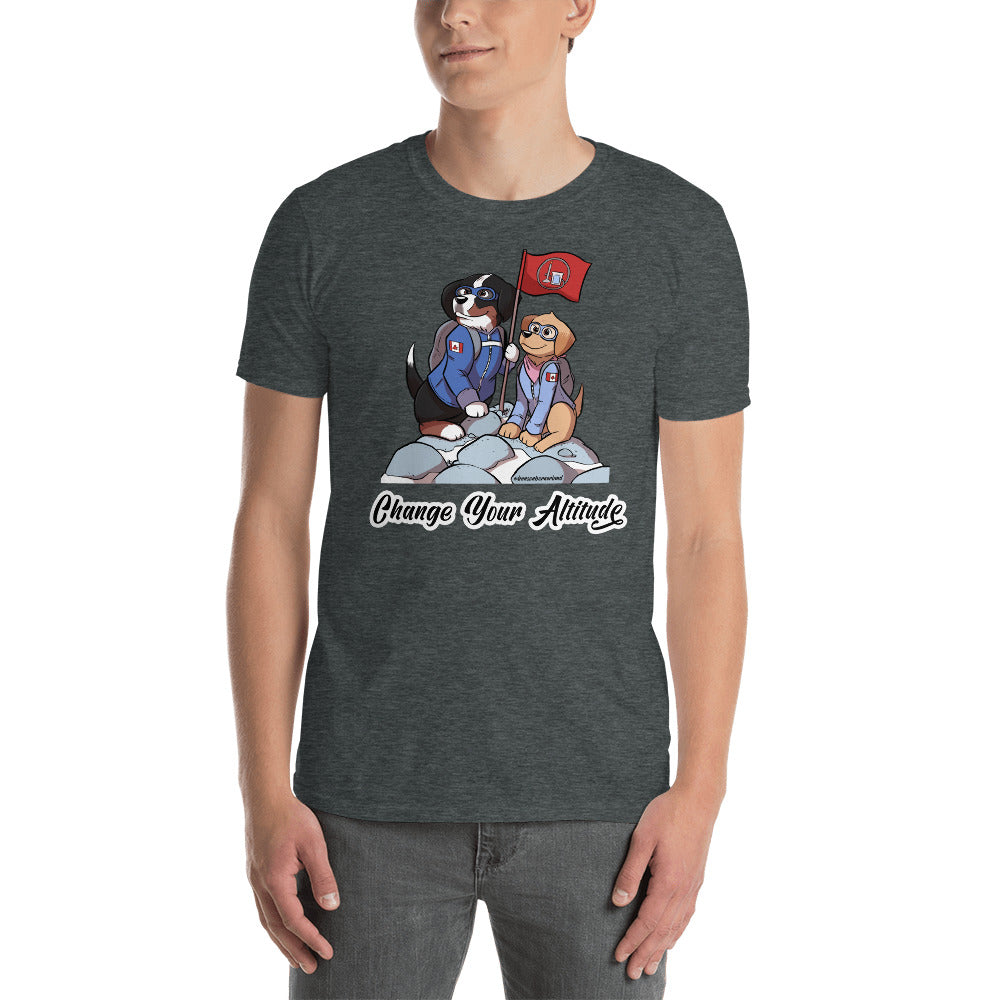 Short-Sleeve Unisex T-Shirt: Change Your Altitude