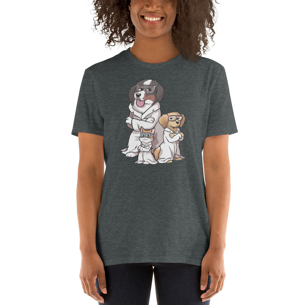 Short-Sleeve Unisex T-Shirt: The Paw Pack