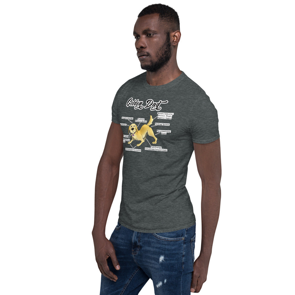 Short-Sleeve Unisex T-Shirt- Golden Dad