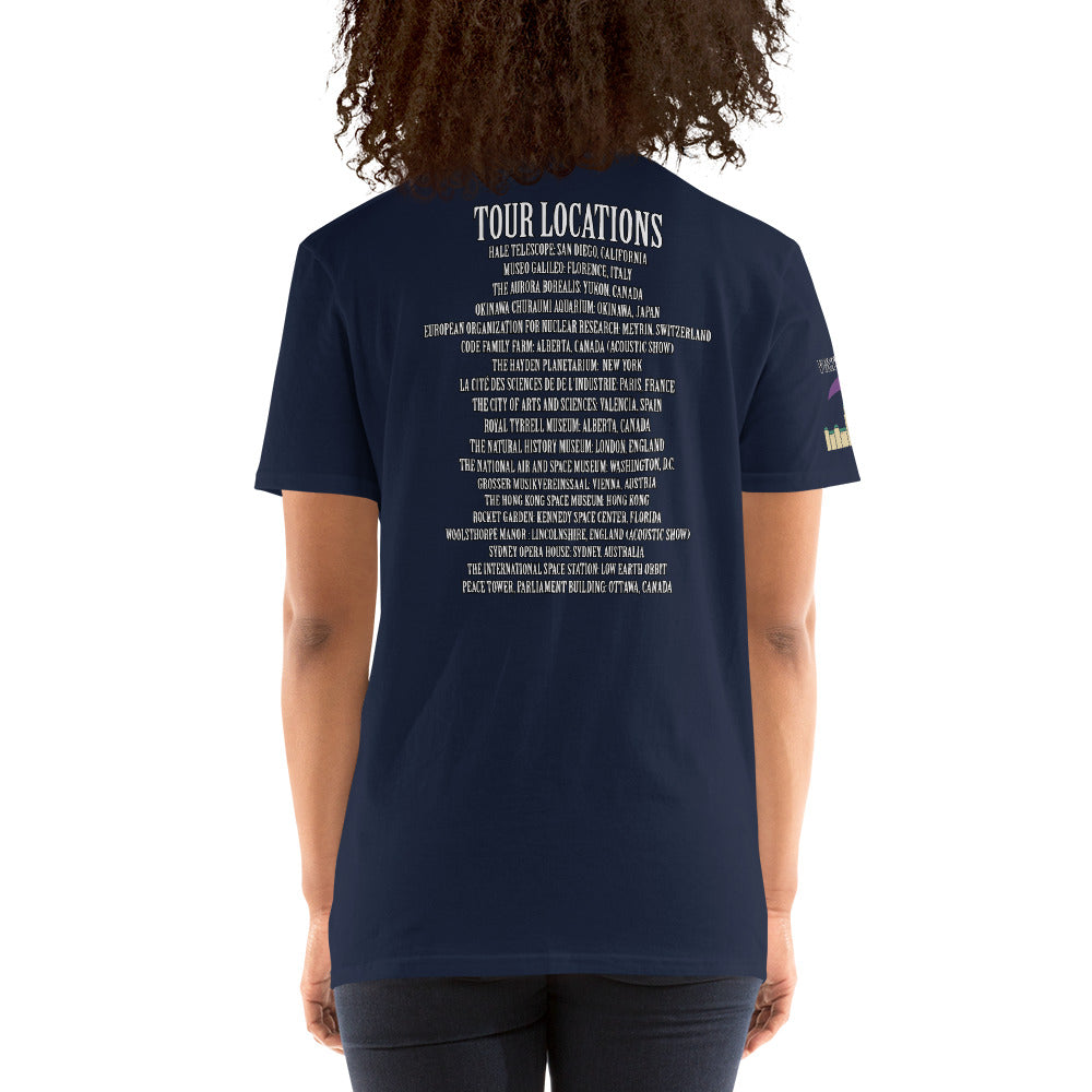 Short-Sleeve Unisex T-Shirt- Vultures of Parliament  Hero Shirt with Tour Locations on the Back