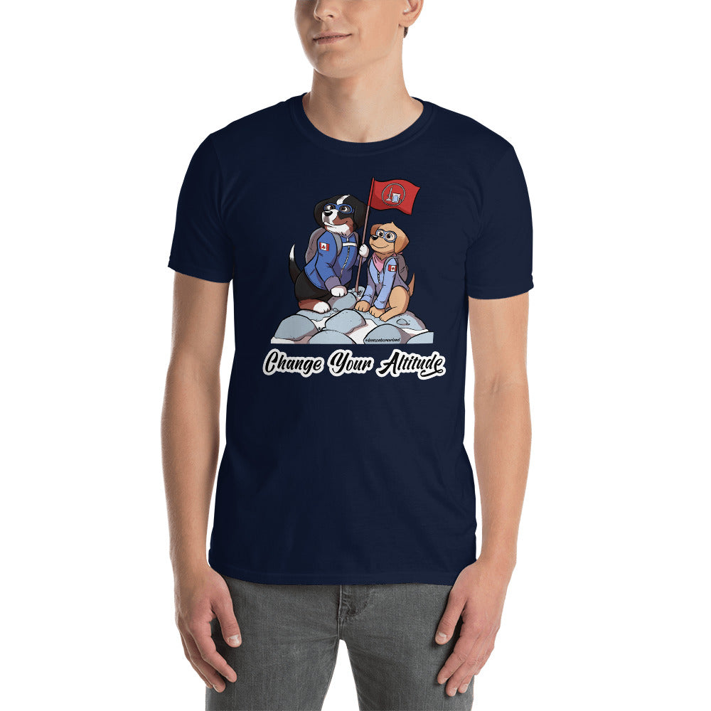 Short-Sleeve Unisex T-Shirt: Change Your Altitude