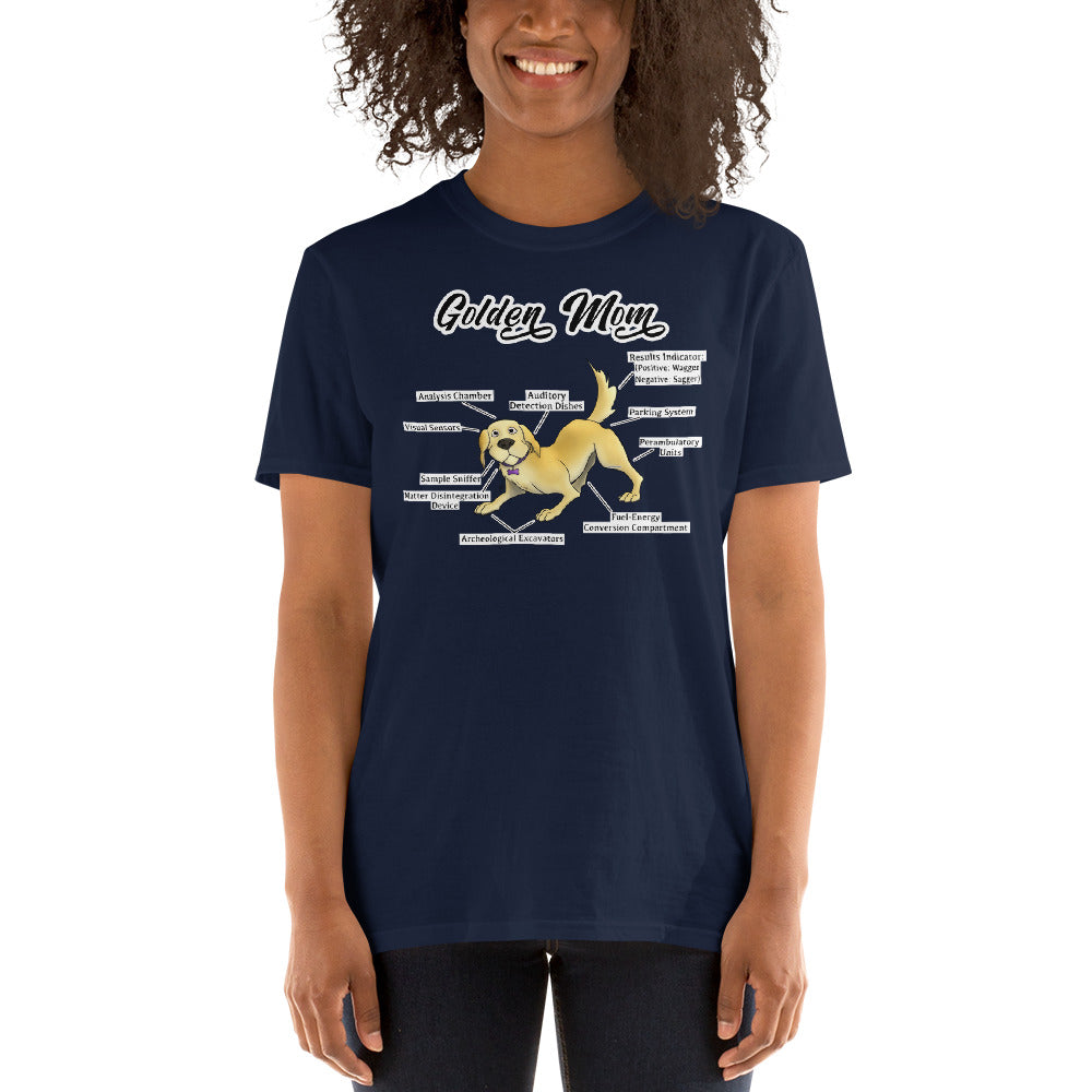 Short-Sleeve Unisex T-Shirt- Golden Mom