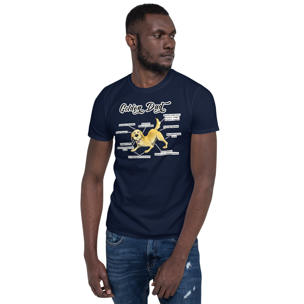Short-Sleeve Unisex T-Shirt- Golden Dad