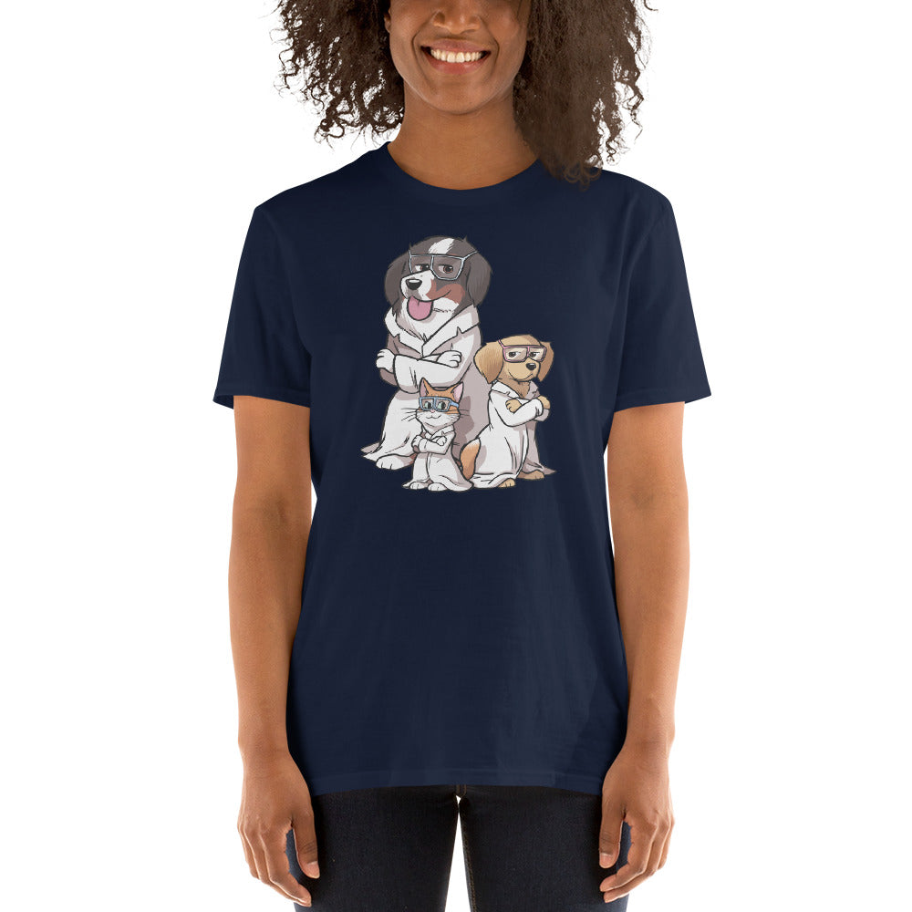 Short-Sleeve Unisex T-Shirt: The Paw Pack