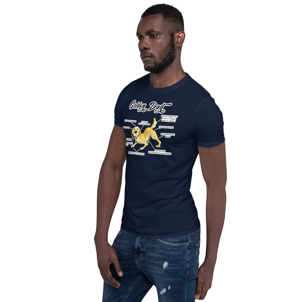 Short-Sleeve Unisex T-Shirt- Golden Dad