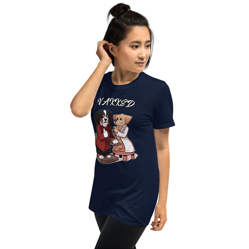 Short-Sleeve Unisex T-Shirt: VAXXED