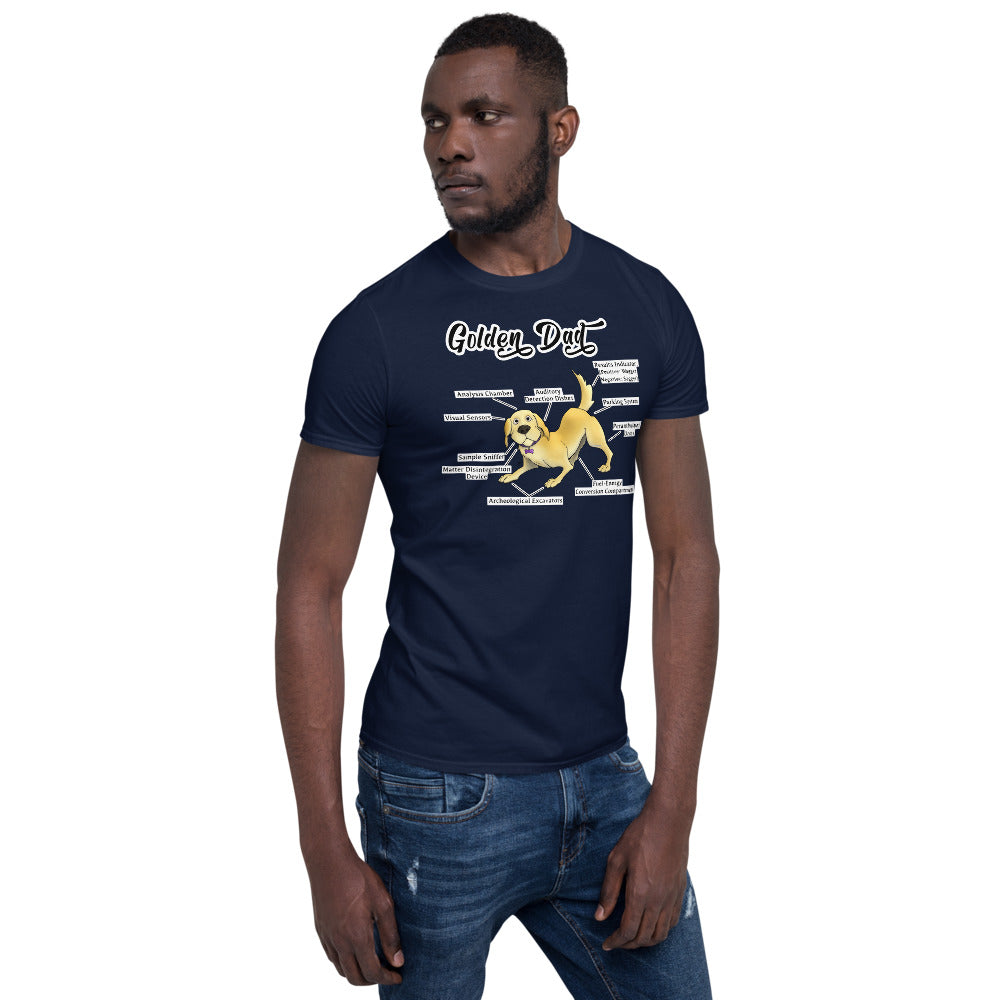Short-Sleeve Unisex T-Shirt- Golden Dad