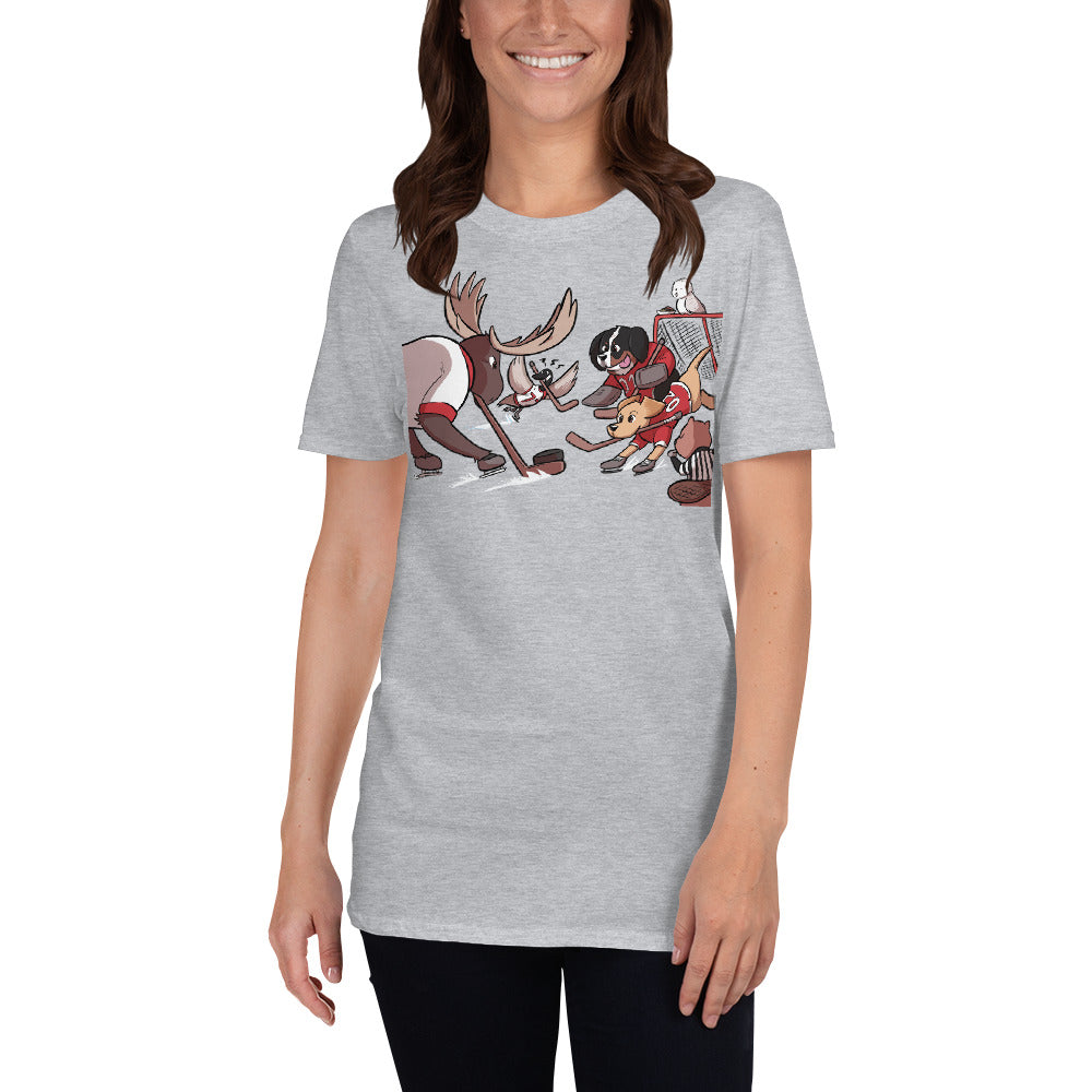 Short-Sleeve Unisex T-Shirt: Hockey!