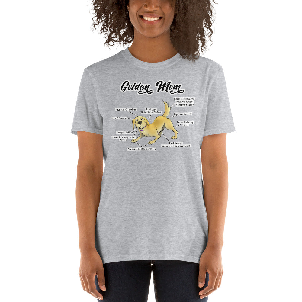 Short-Sleeve Unisex T-Shirt- Golden Mom