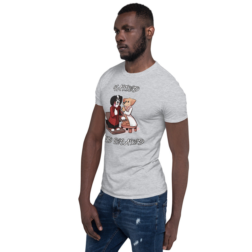Short-Sleeve Unisex T-Shirt: Vaxxed and Relaxed