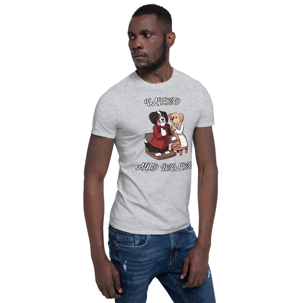 Short-Sleeve Unisex T-Shirt: Vaxxed and Relaxed