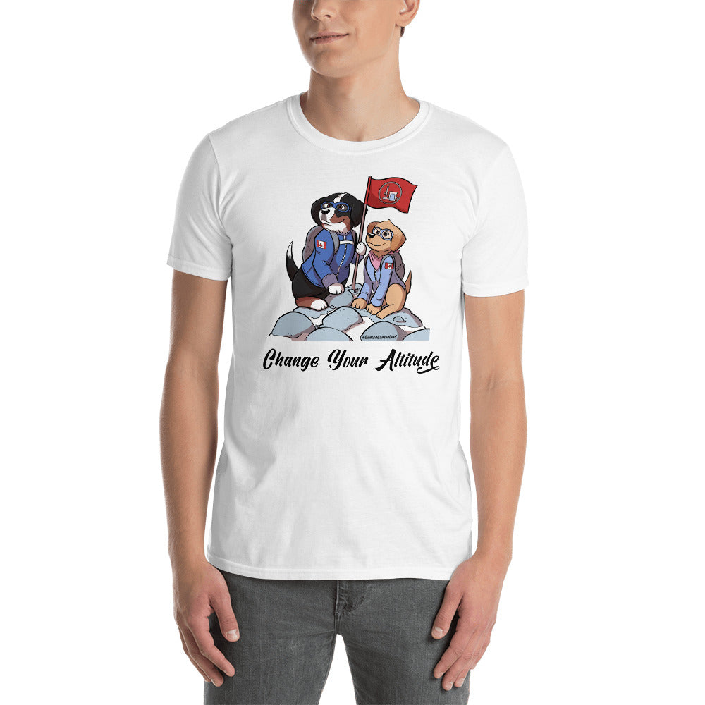 Short-Sleeve Unisex T-Shirt: Change Your Altitude