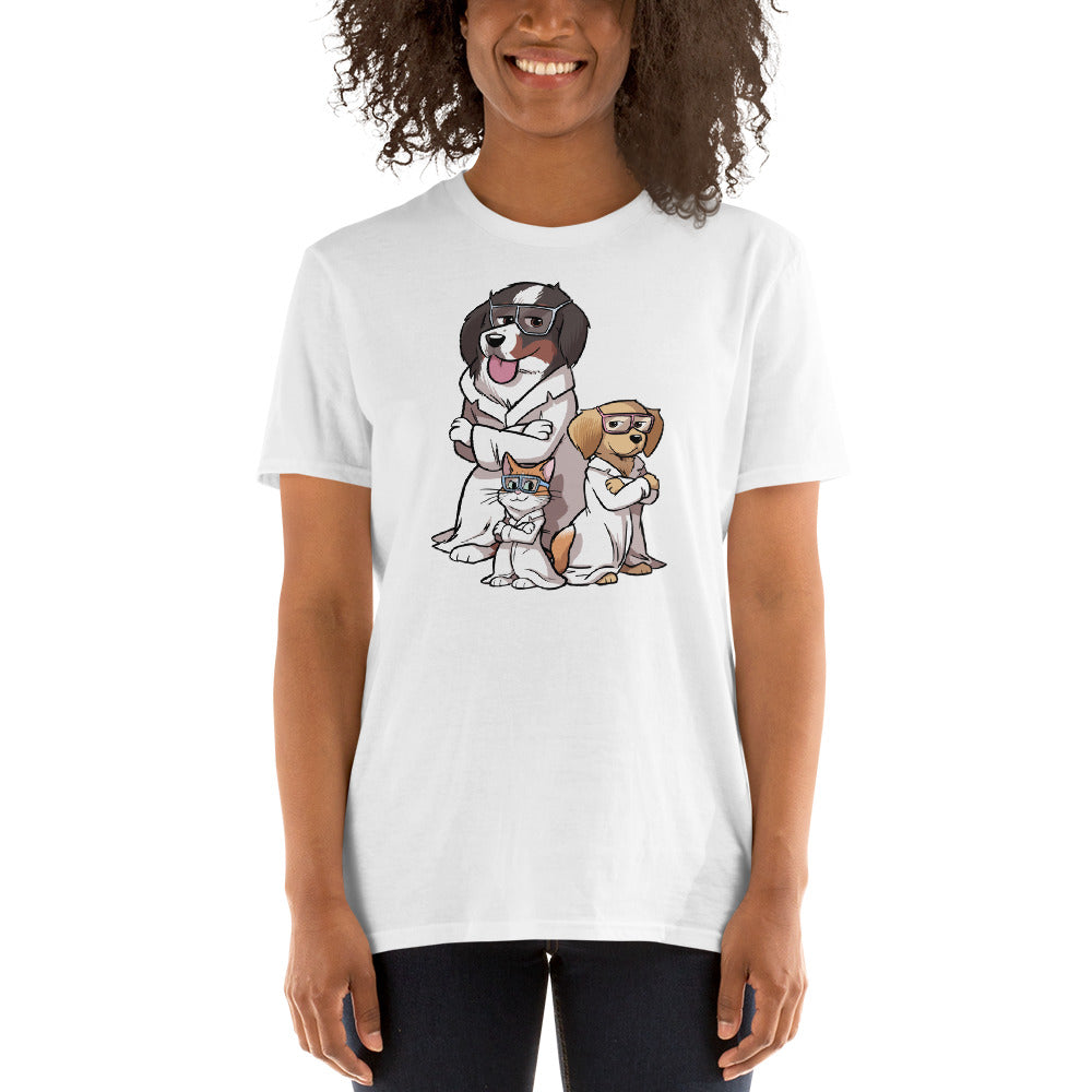 Short-Sleeve Unisex T-Shirt: The Paw Pack