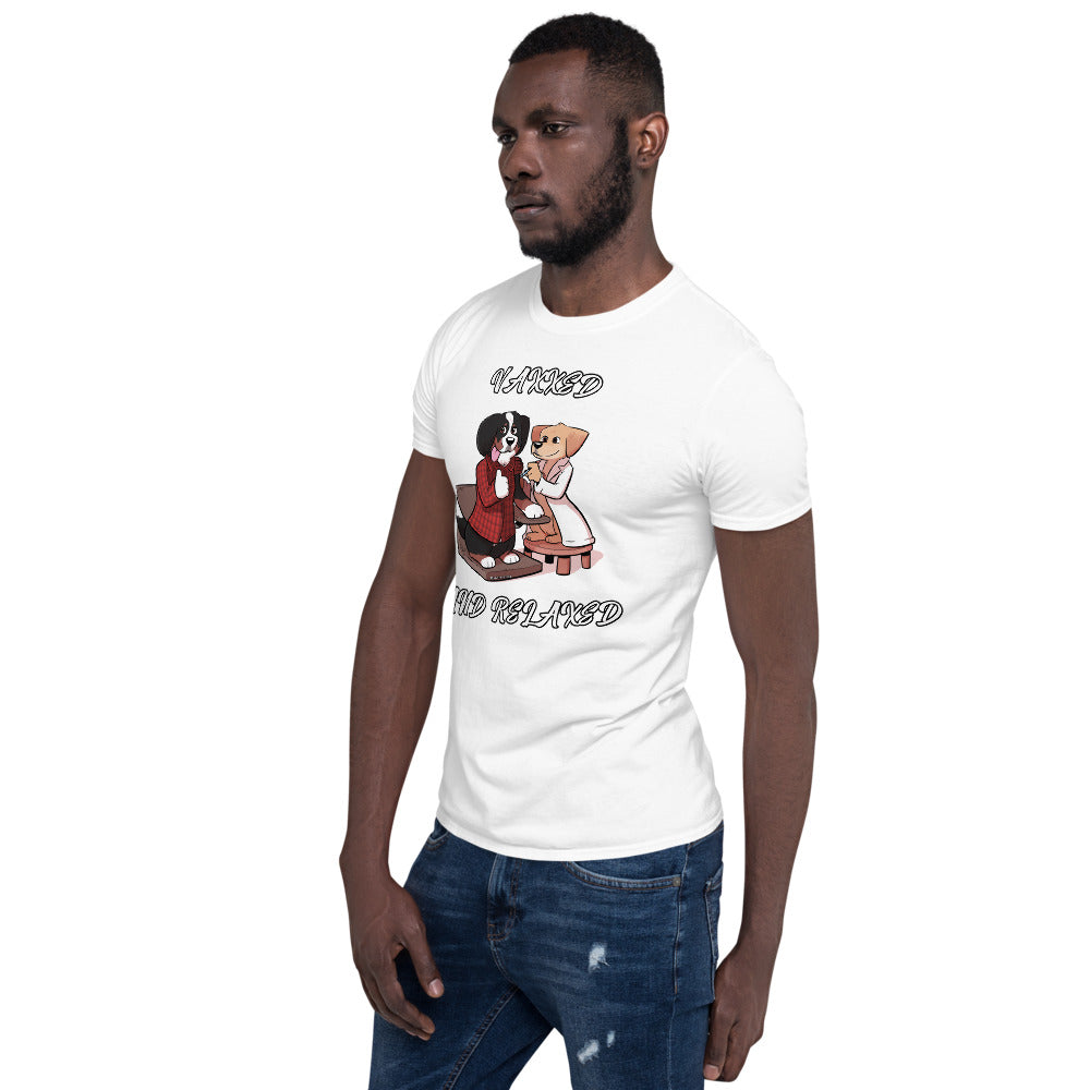 Short-Sleeve Unisex T-Shirt: Vaxxed and Relaxed