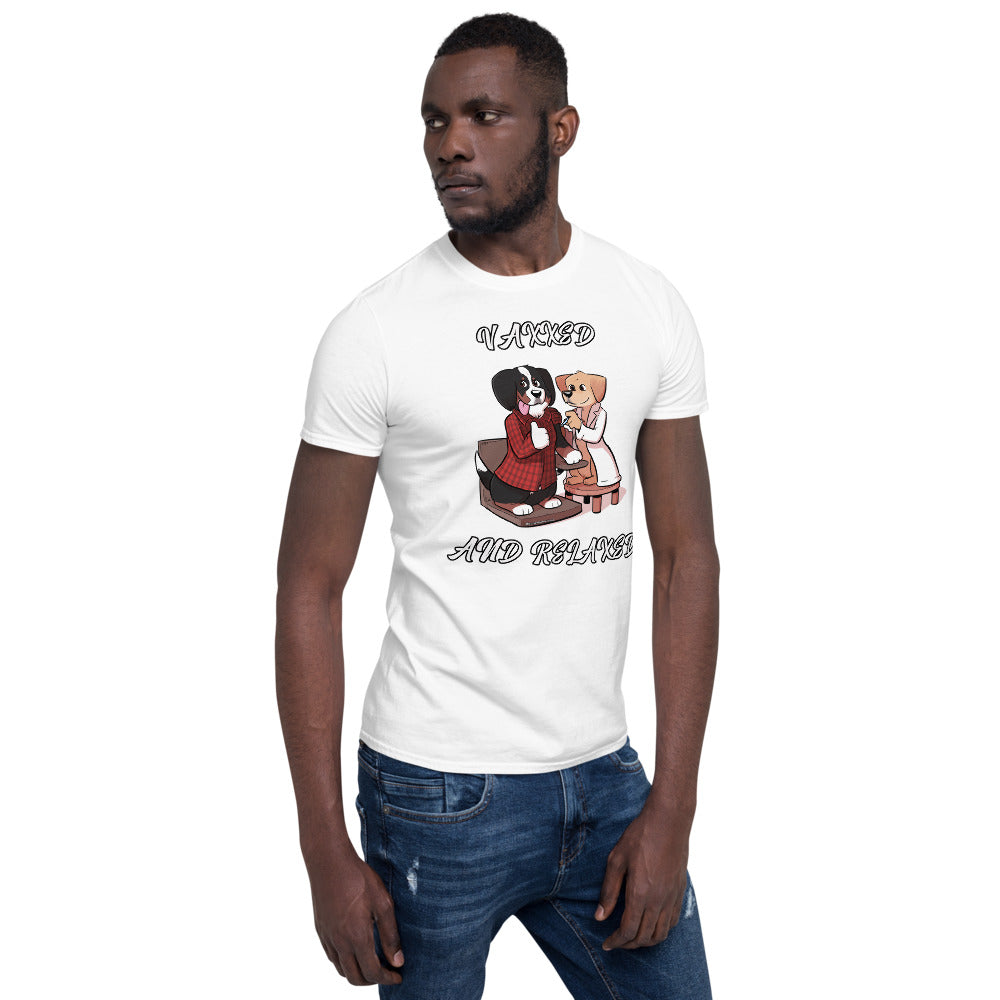 Short-Sleeve Unisex T-Shirt: Vaxxed and Relaxed