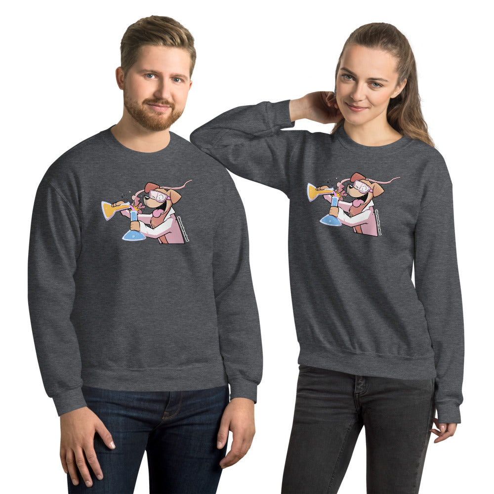 Unisex Sweatshirt: Mad Science Beaker