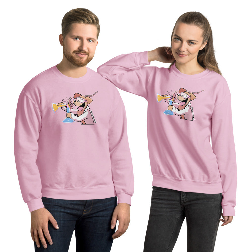 Unisex Sweatshirt: Mad Science Beaker