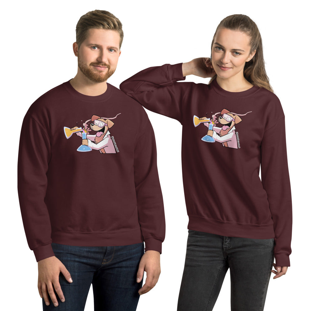 Unisex Sweatshirt: Mad Science Beaker