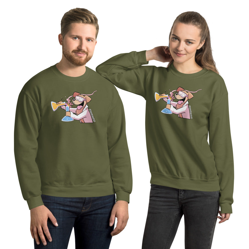 Unisex Sweatshirt: Mad Science Beaker