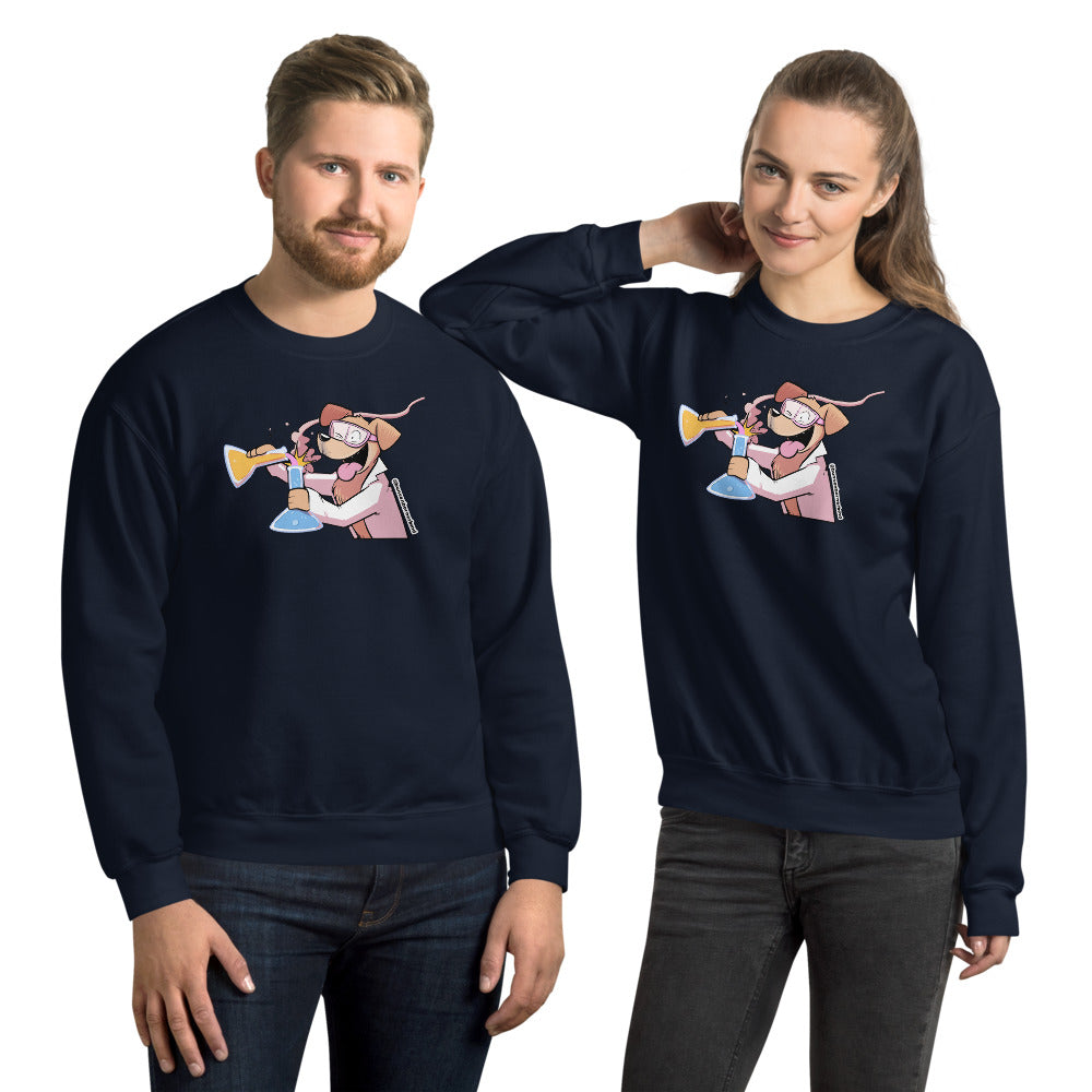 Unisex Sweatshirt: Mad Science Beaker