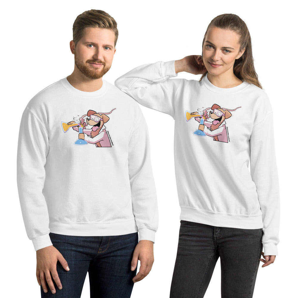 Unisex Sweatshirt: Mad Science Beaker