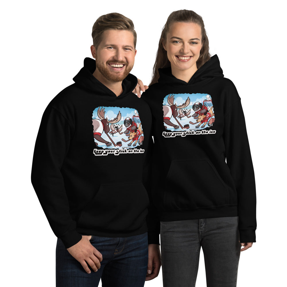 Unisex Hoodie: Keep your Stick on the Ice!