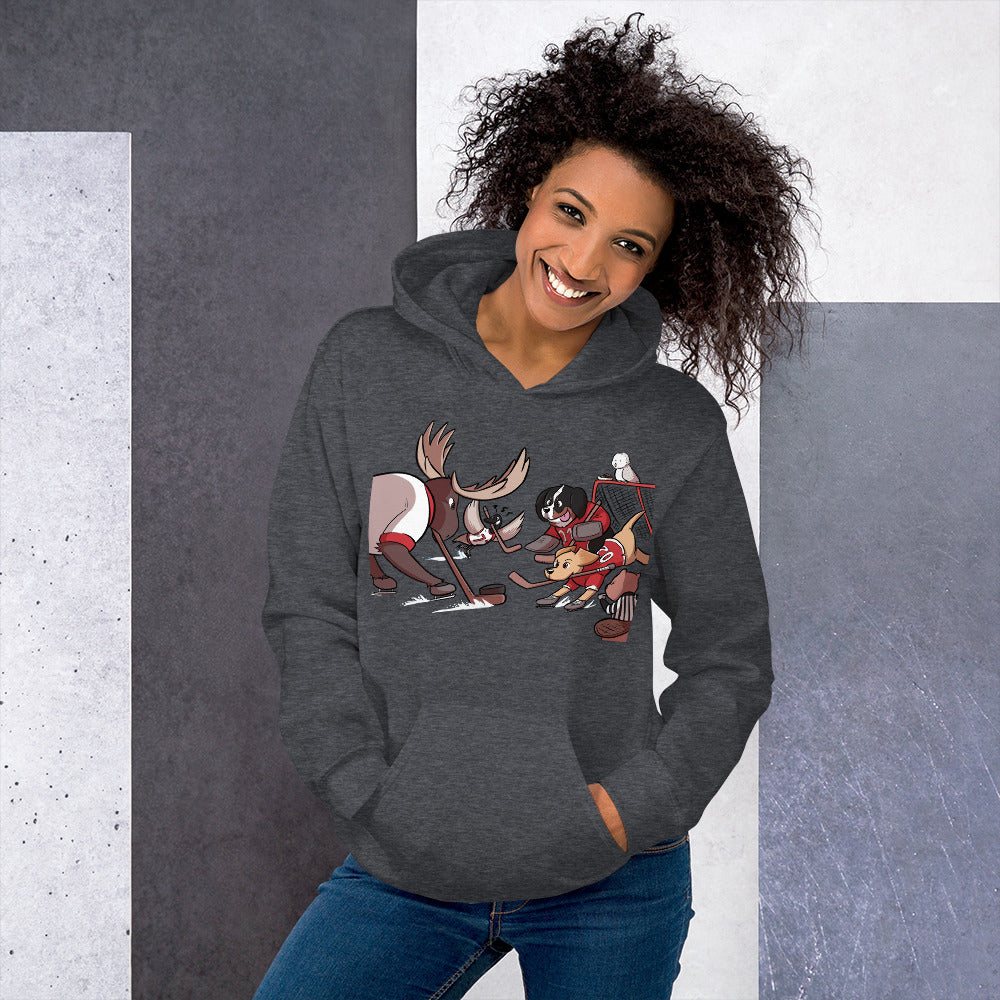 Unisex Hoodie: Hockey Time!
