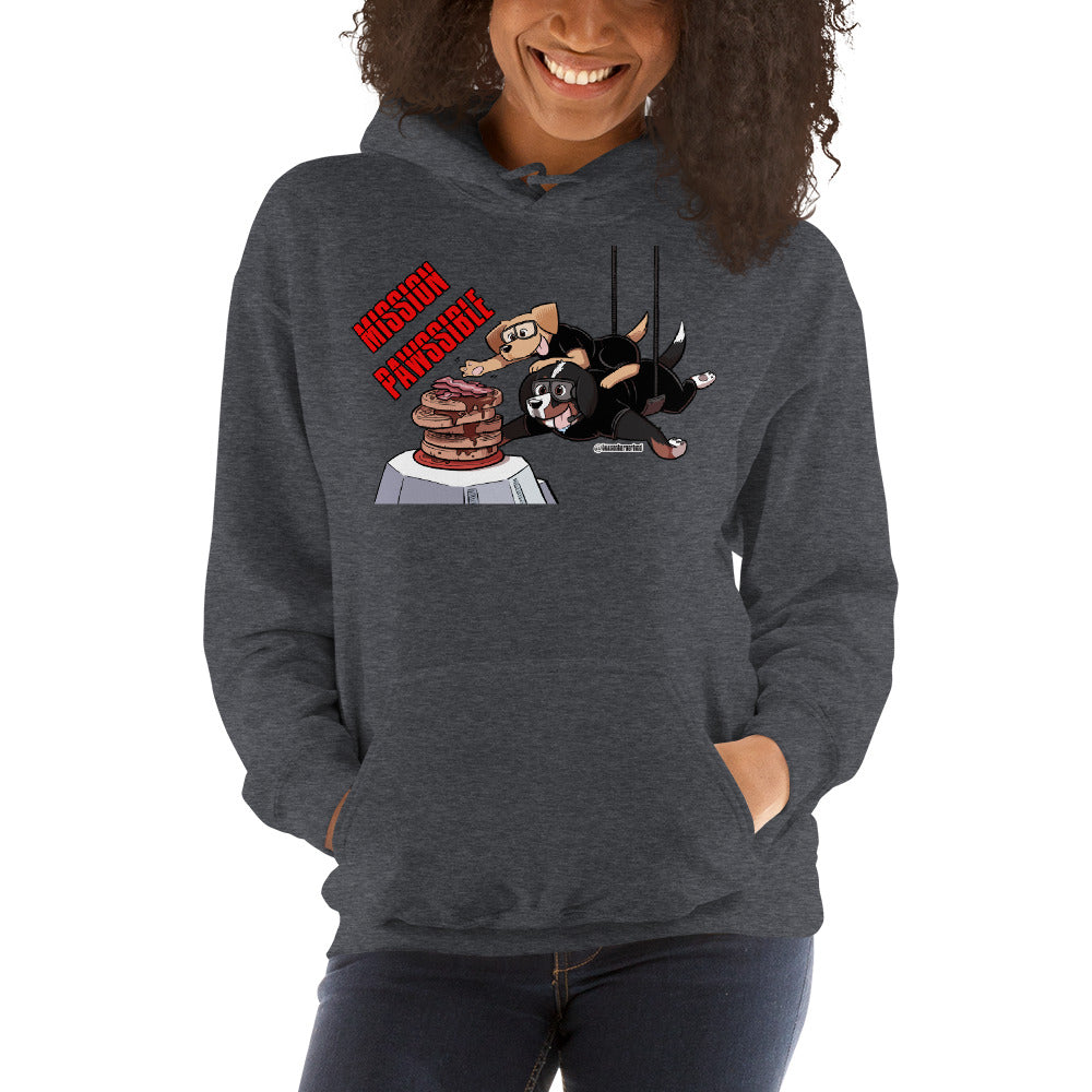 Unisex Hoodie: MISSION PAWSSIBLE
