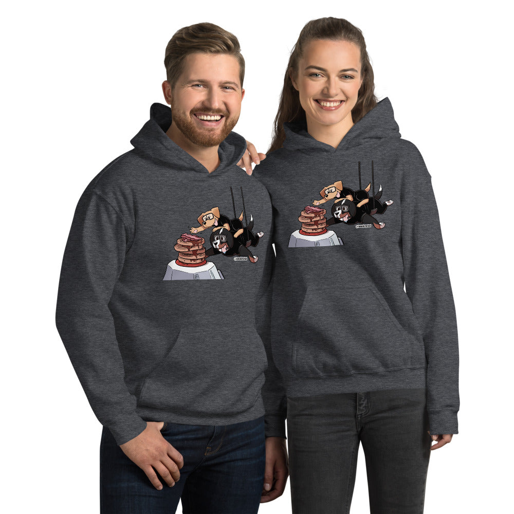 Unisex Hoodie: Waffle Mountain Pawssible