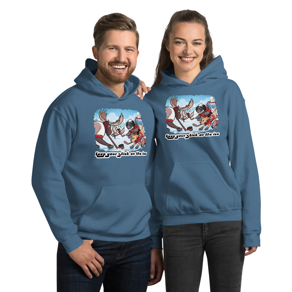 Unisex Hoodie: Keep your Stick on the Ice!