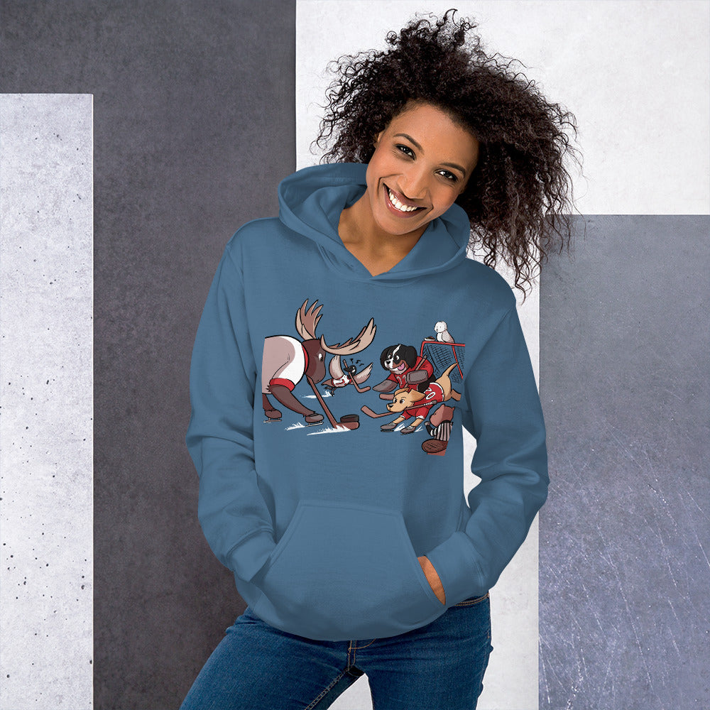 Unisex Hoodie: Hockey Time!