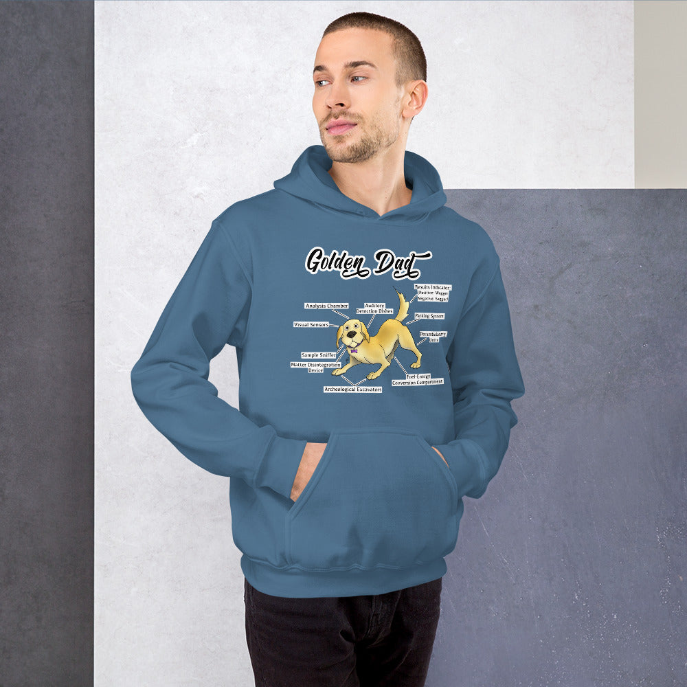 Unisex Hoodie- Golden Dad