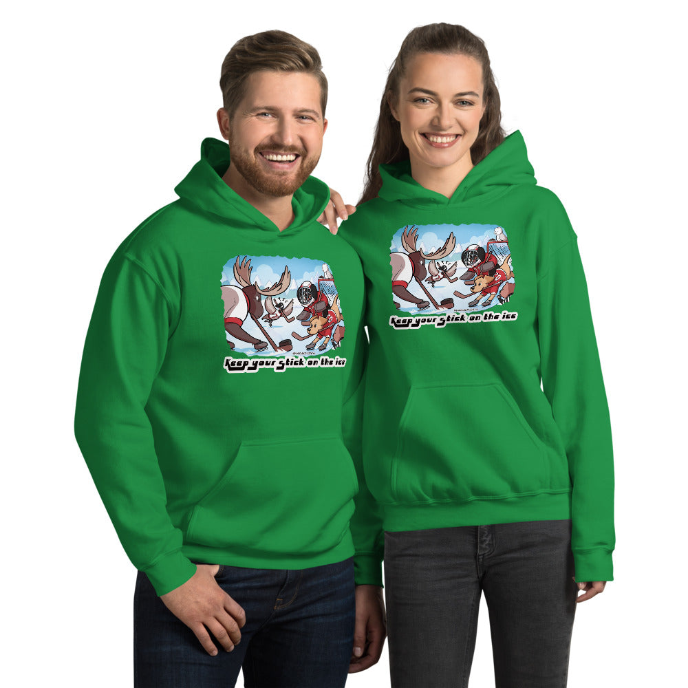 Unisex Hoodie: Keep your Stick on the Ice!