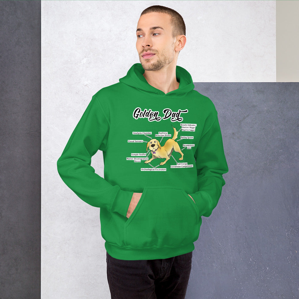 Unisex Hoodie- Golden Dad