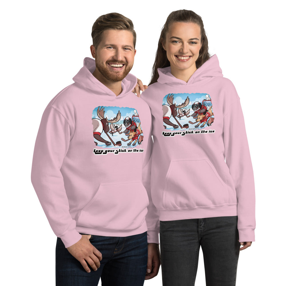 Unisex Hoodie: Keep your Stick on the Ice!